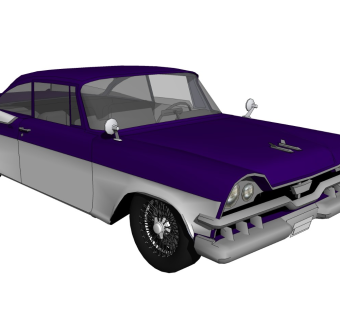 超精细汽车模型 道奇 1957 Dodge Lancer1_SU2015